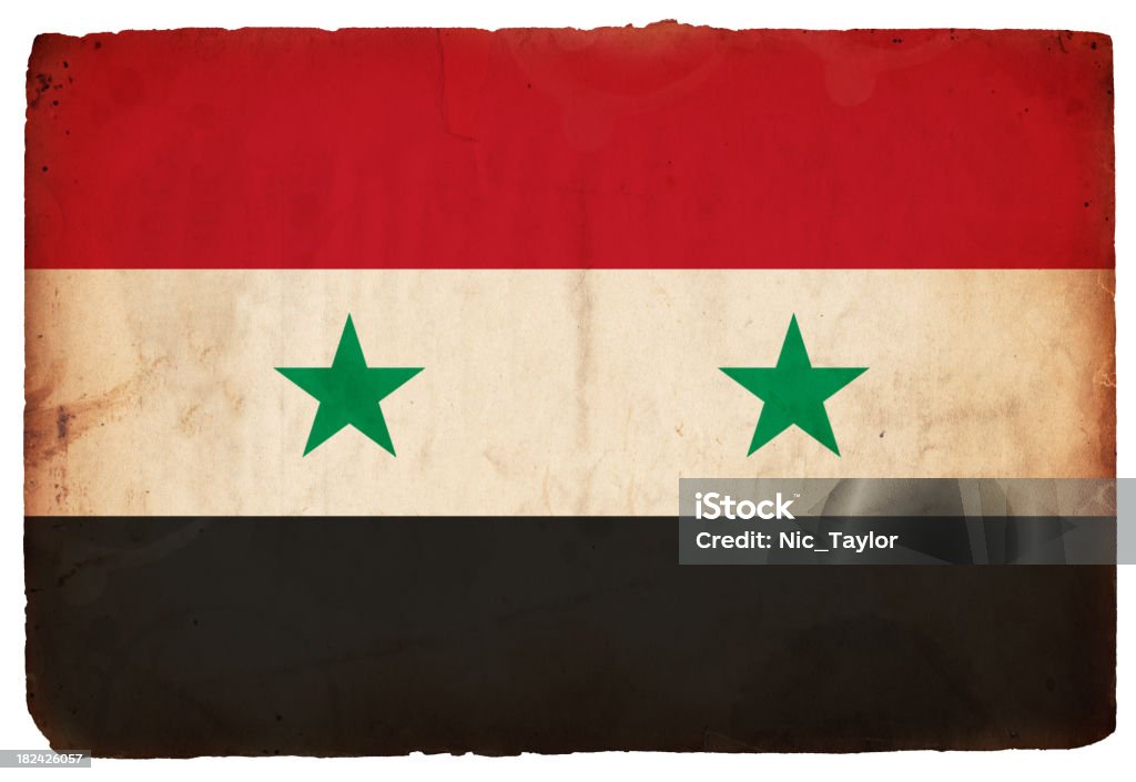 Drapeau de la Syrie-XXXL - Photo de Art libre de droits