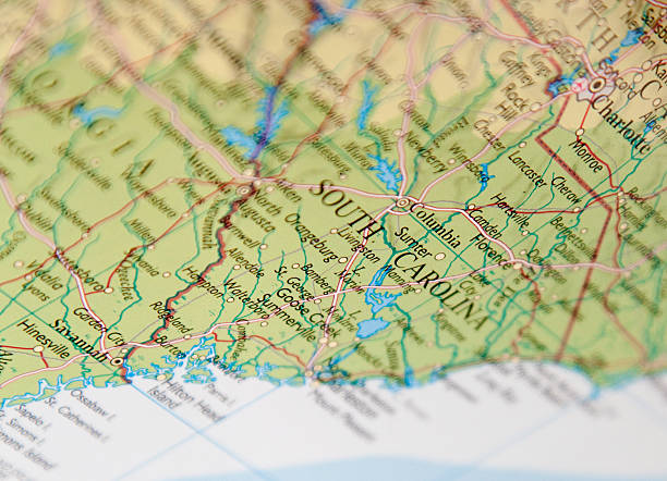 istock map of south carolina 182426510