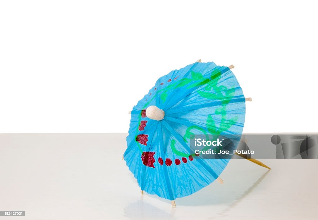 Paraguas de cóctel - Foto de stock de Azul libre de derechos