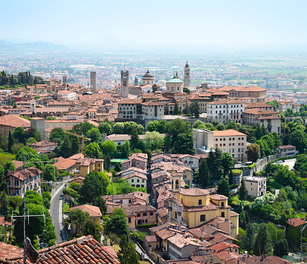 Old town of Bergamo
