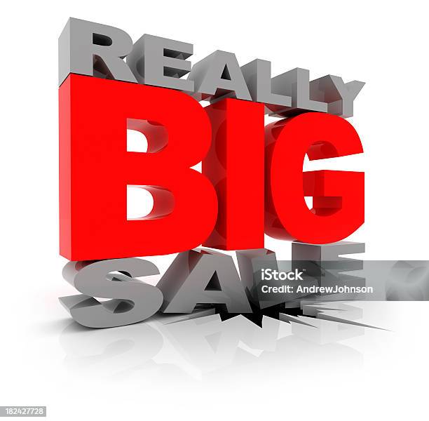 Really Big Sale Stock Photo - Download Image Now - Sale, Large, Sign