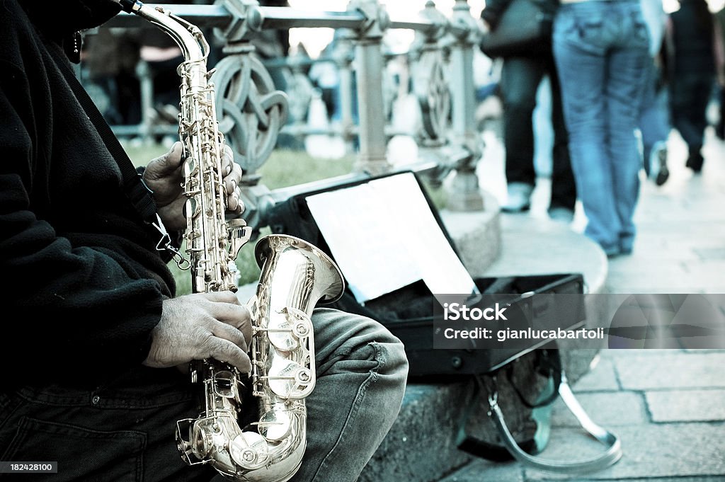 Man play saxophone on the street Man play his saxophone More like this Ludwig van Beethoven Stock Photo