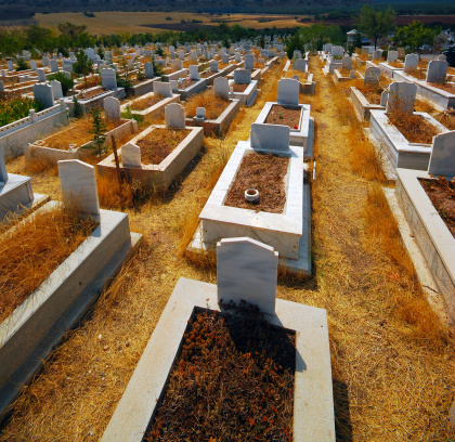 Muslim Cemetery in Turkey