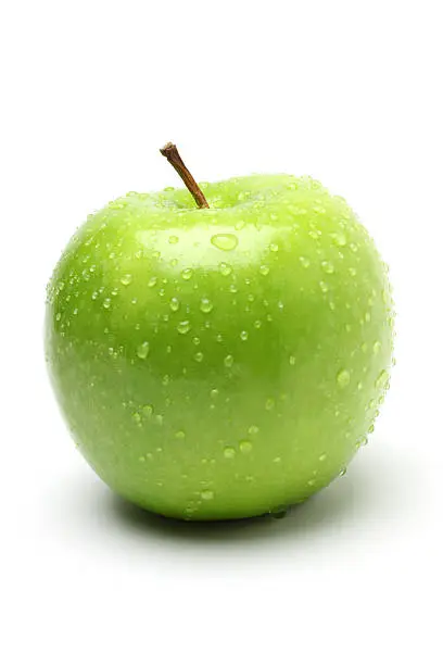 Photo of Green Apple with Droplet