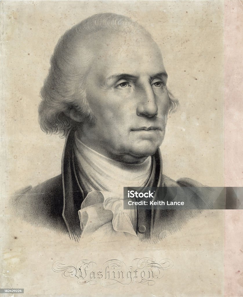 Portrait de George Washington - Illustration de George Washington libre de droits