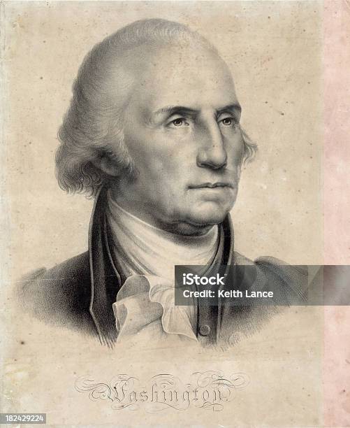 Portrait De George Washington Vecteurs libres de droits et plus d'images vectorielles de George Washington - George Washington, Presidents Day, Illustration