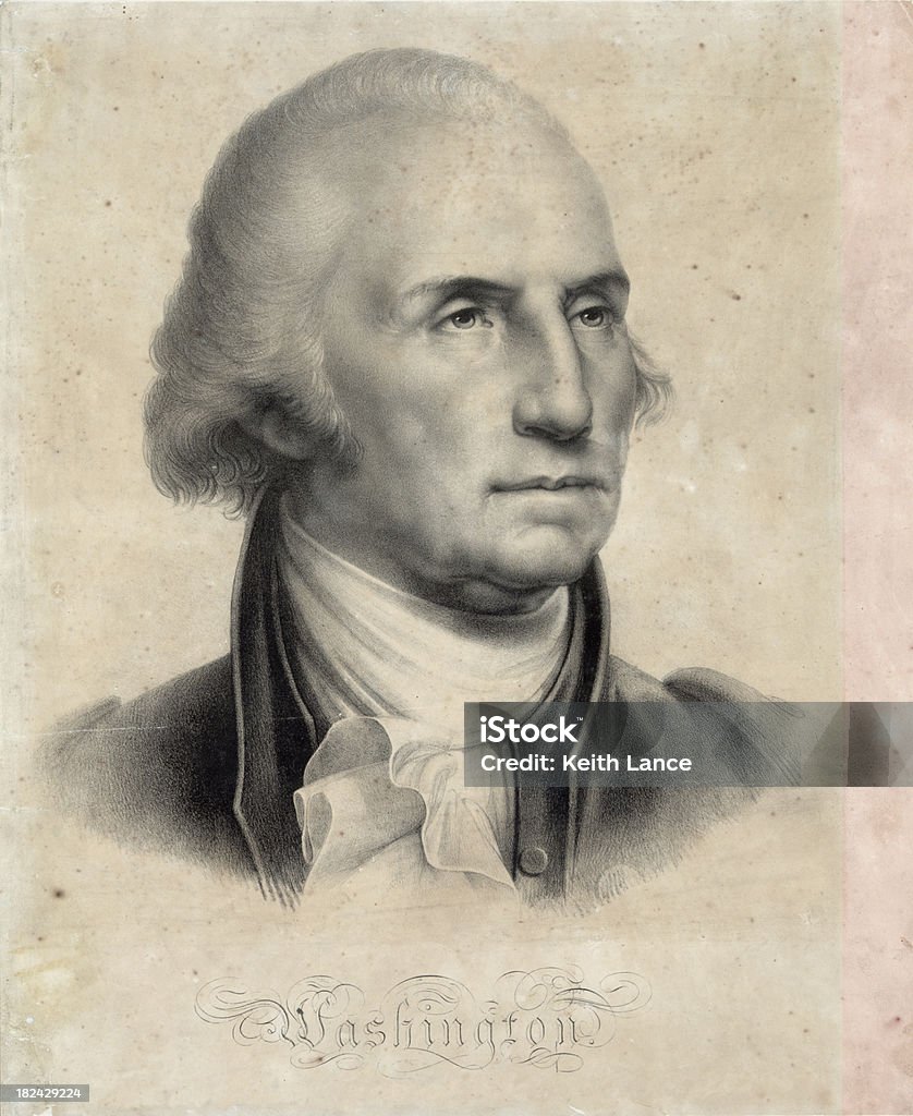 Retrato de George Washington - Royalty-free George Washington Ilustração de stock