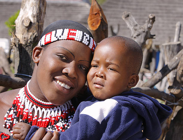 istock Zulu mother with baby boy 182429226