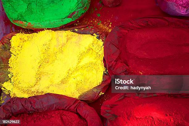 Цветной Порошок Abir — стоковые фотографии и другие картинки Абстрактный - Абстрактный, Азиатская культура, Азиатский рынок