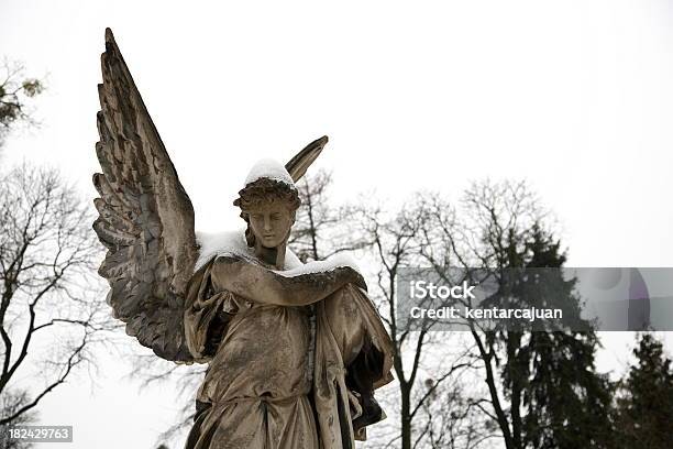 Lviv Cemitério Anjo Caído - Fotografias de stock e mais imagens de Anjo - Anjo, Antigo, Ao Ar Livre