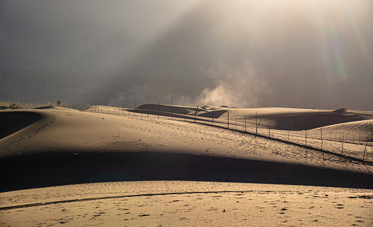 light and shadows in the middle of Katpana desert