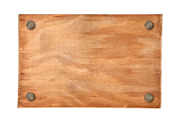 istock A wooden board with nails in the four corners 182430660