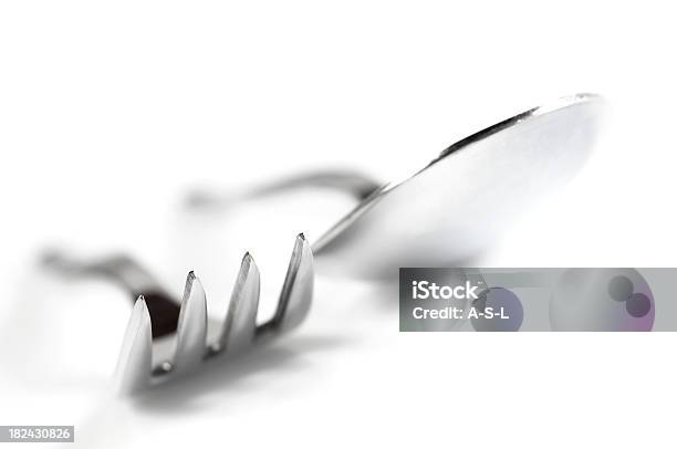Fork And Spoon Stock Photo - Download Image Now - Arrangement, Clean, Close-up