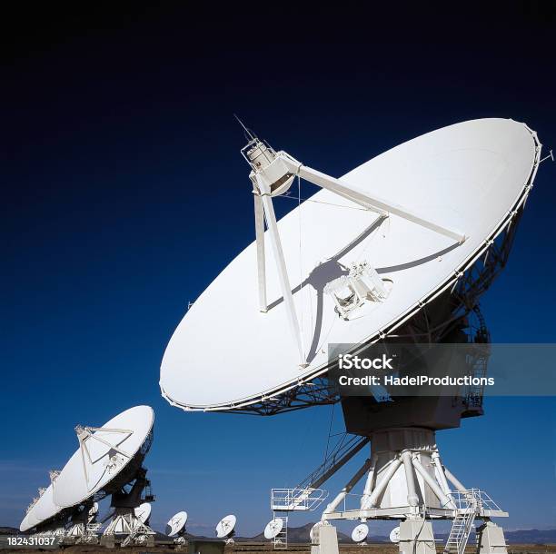 Vla Radio Teleskope Socorro New Mexico Stockfoto und mehr Bilder von Radioteleskop - Radioteleskop, Satellitenschüssel, Weltall