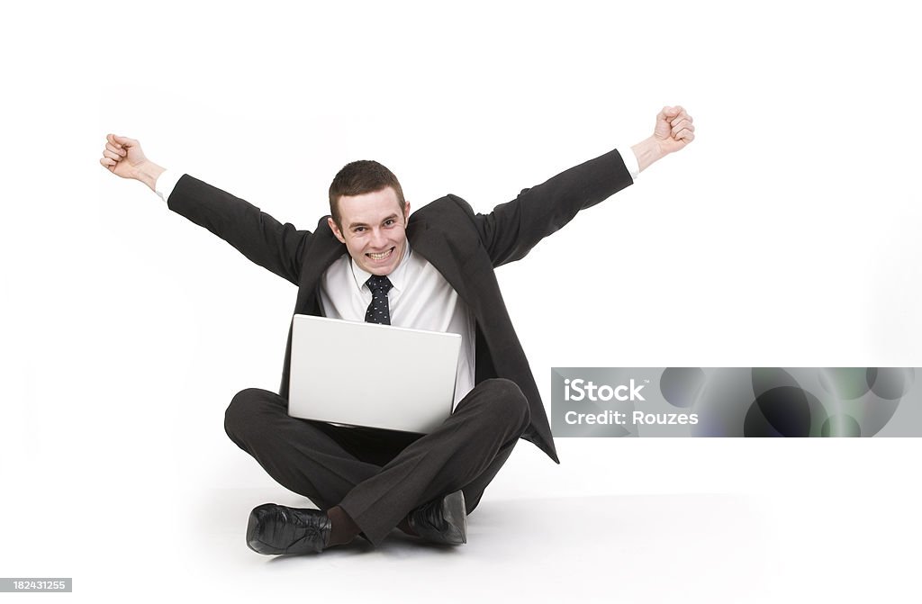 Feliz joven Businessman - Foto de stock de Ejecutivo libre de derechos