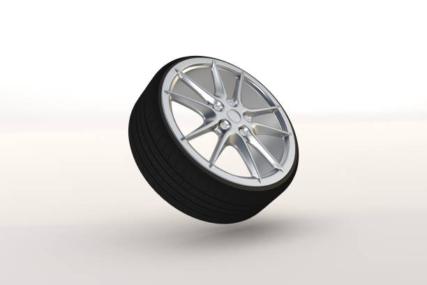 istock Car wheel a 3d tire automobile parts 1824318923