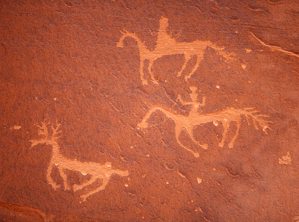 istock petroglyphs at Canyon De Chelly 182432400
