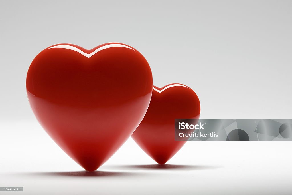 Zwei Herzen - Lizenzfrei Valentinstag Stock-Foto