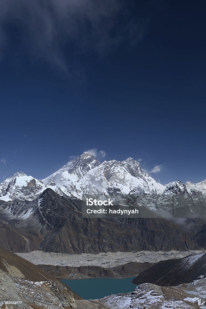 Top of the world-monte Everest - Foto de stock de Monte Everest libre de derechos