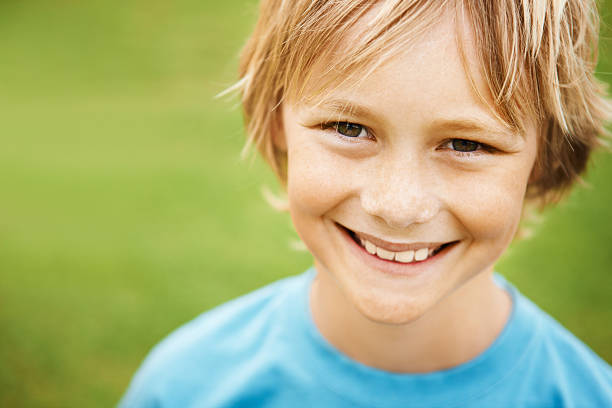 istock Close-up of a boy smiling 182433146