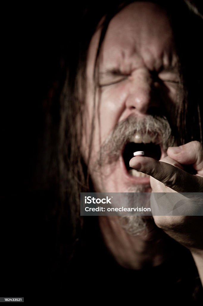 Hippy droga Viciado - Foto de stock de 40-49 anos royalty-free