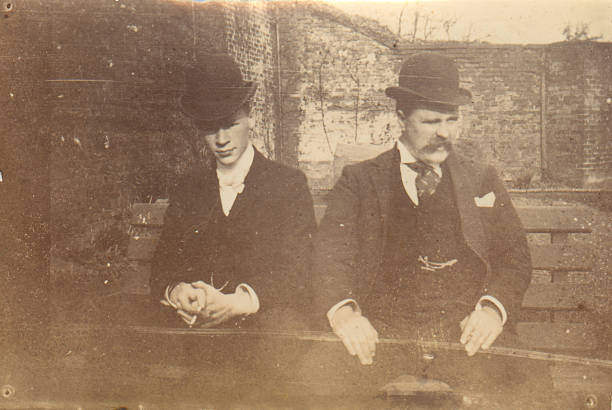 istock Faded Victorian Old Photograph 182434148
