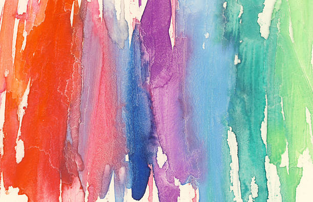 istock Watercolor rainbow painting 182434333