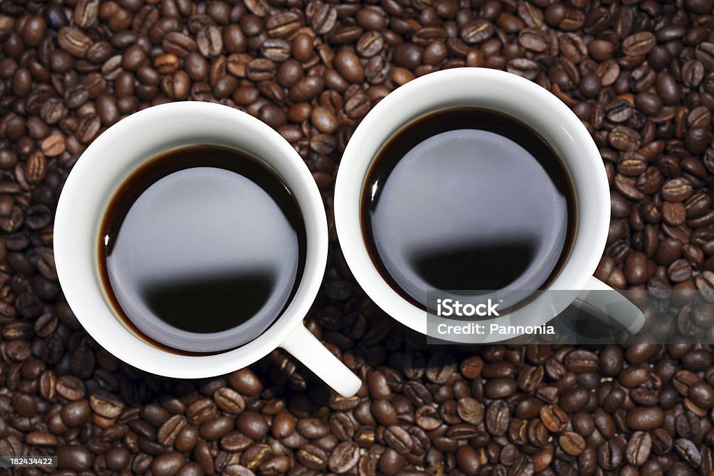 두 컵 커피 - 로열티 프리 0명 스톡 사진