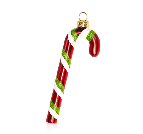 istock Candy cane isolated on white background. 1824346017