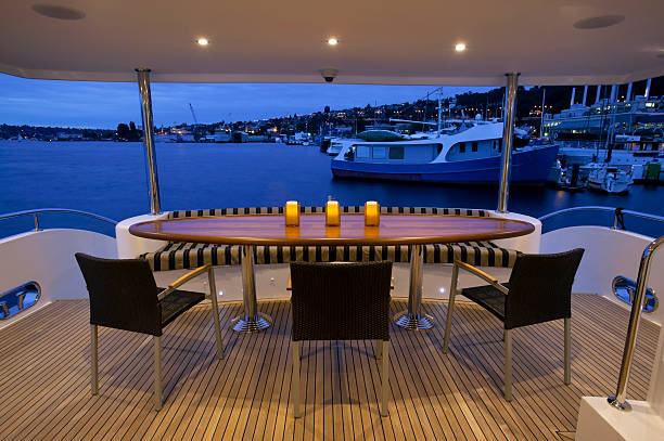 istock stern deck motor yacht dusk 182435130