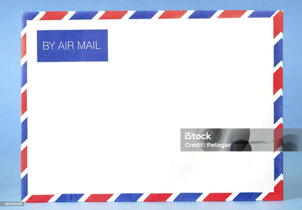 Airmail sobre blanco - Foto de stock de Carta - Documento libre de derechos