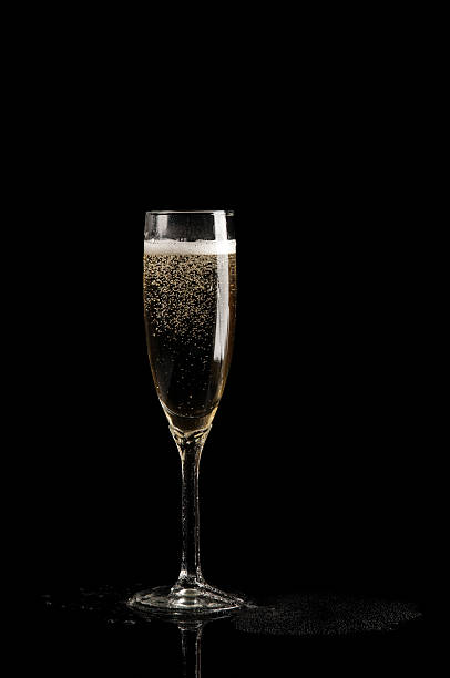 Champagne Glass stock photo