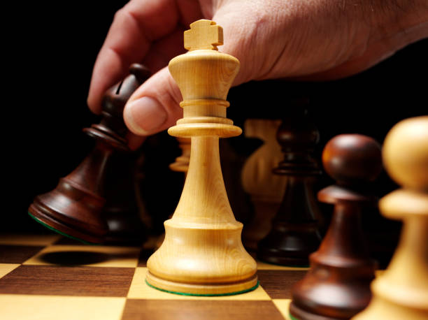 istock Moving the Bishop in a Game of Chess 182436159