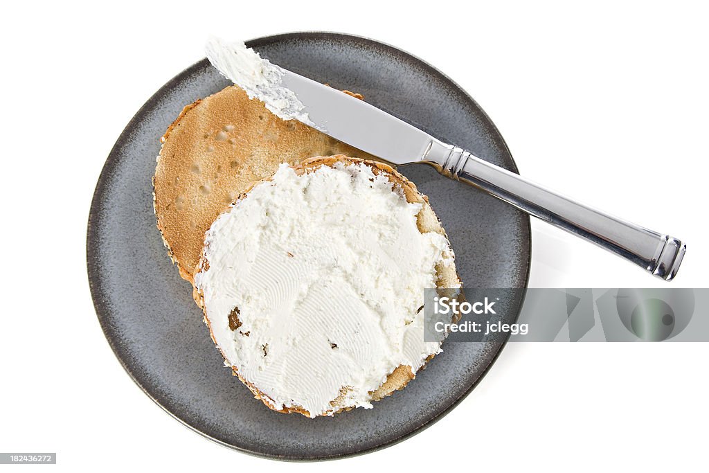 Bagel Frühstück - Lizenzfrei Schmierkäse Stock-Foto