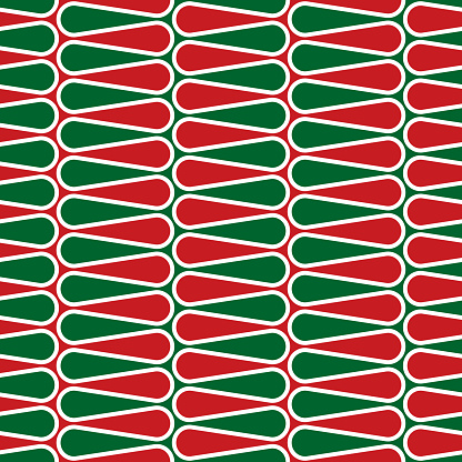 Seamless Christmas decorative zig zag gift wrapping paper pattern