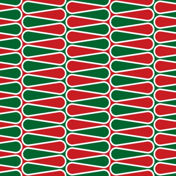 Vector illustration of Seamless Christmas decorative zig zag gift wrapping paper pattern