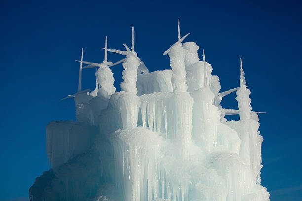 Huge icecubes stashed in the snow