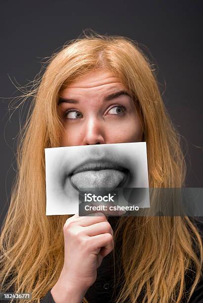 Girl Sticking Her Tongue Out Stock Photo - Download Image Now - Color Image, Displeased, Facial Expression