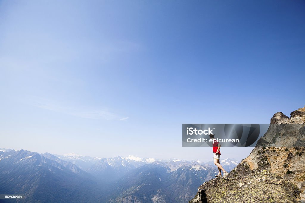 Arrampicata in montagna delle Cascate del nord - Foto stock royalty-free di Adulto