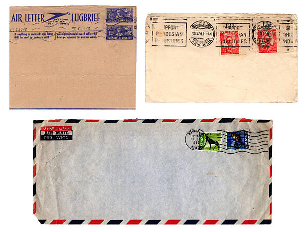envelopes da áfrica do sul, sul rodésia e do quénia - southern rhodesia imagens e fotografias de stock