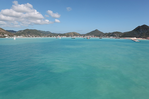 Great Bay, Philipsburg at St Maarten, Netherlands Antilles.
