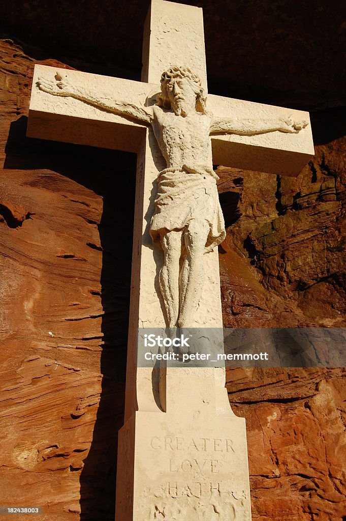 Pedra Crucifixo Monumento - Royalty-free Bamburgh Foto de stock