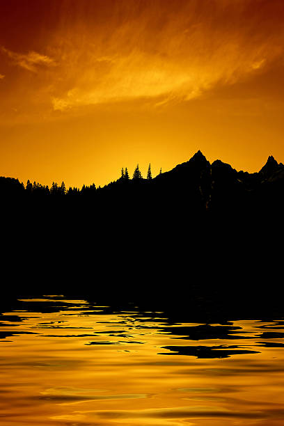 istock XXXL mountain lake sunset 182438008