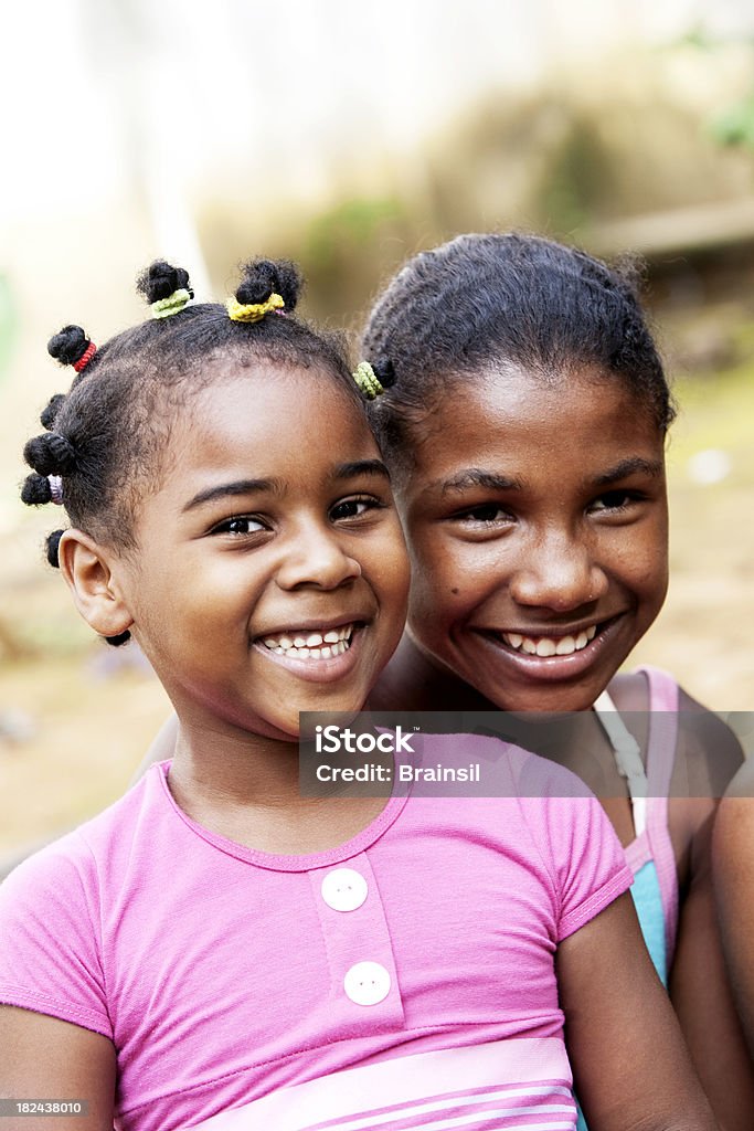 Ritratto di amici americani africani - Foto stock royalty-free di Adolescente