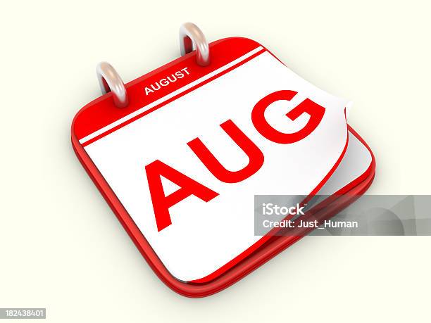Календарный Месяц Августа — стоковые фотографии и другие картинки Август - Август, Архивная папка, Без людей