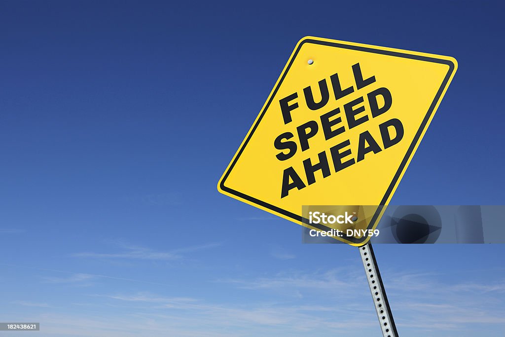 A piena velocità - Foto stock royalty-free di Blu