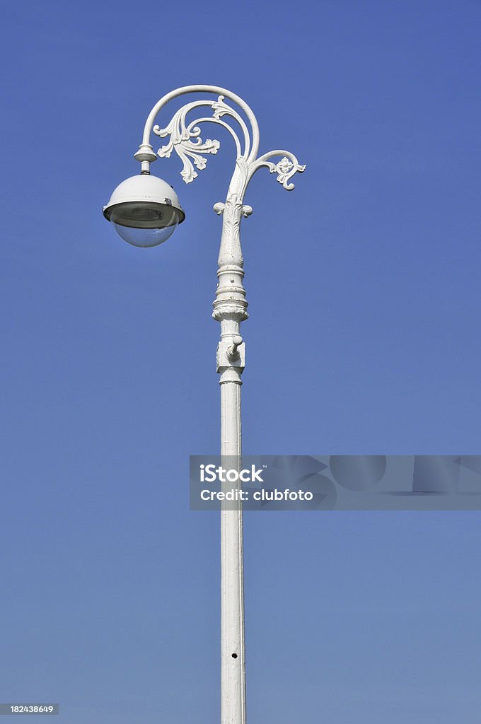 Street light "Street light.  This ornate Victorian street light has been converted to take  a modern sodium discharge lamp.  Image taken in Folkestone, UK," Blue Stock Photo