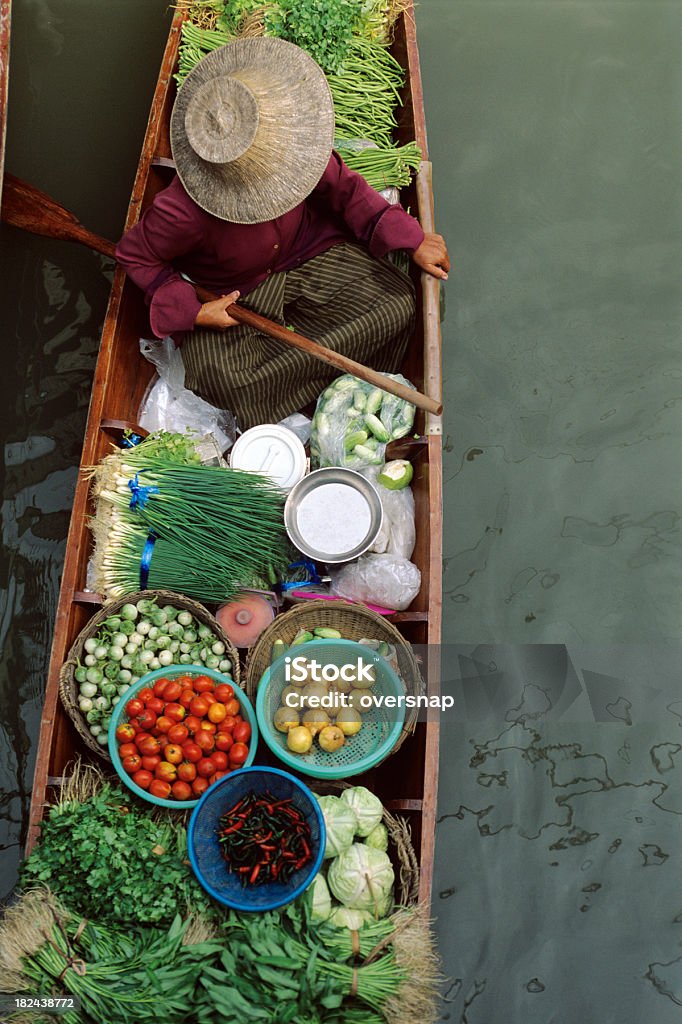 Thai mercado - Foto de stock de Mercado Flutuante royalty-free