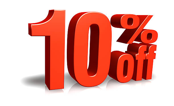istock Red Ten Percent Off 182438955