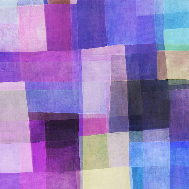 istock Purple, blue and yellow based squares design 182439243